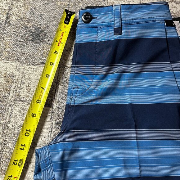 Volcom Hybrid Frickin Cross Shred Static Shorts Blue Mens Youth NWT Sz 28 (16) - Picture 4 of 9